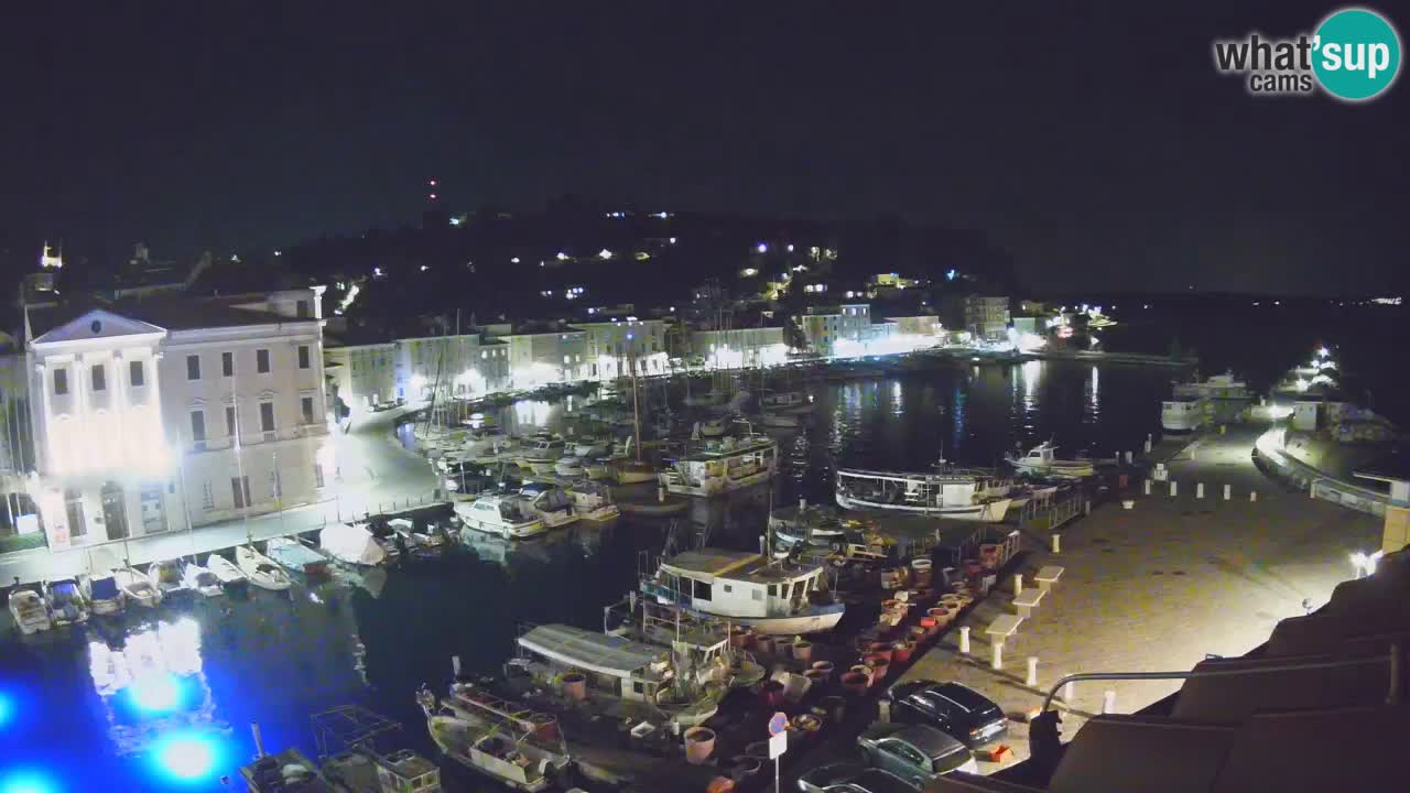 Live webcam da Pirano “Mandrač” – Splendida vista live da Villa Piranesi