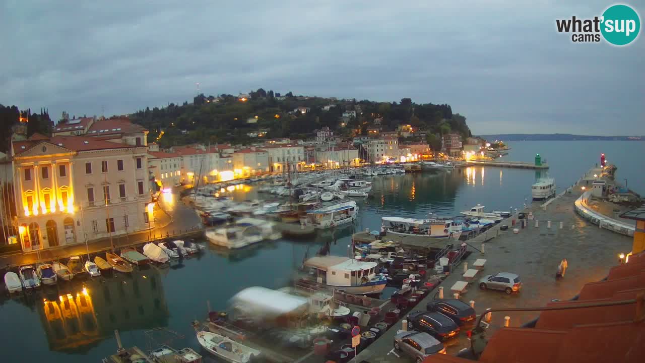 Live-Webcam aus Piran “Mandrač” – Erstaunliche Live-Ansicht von Villa Piranesi
