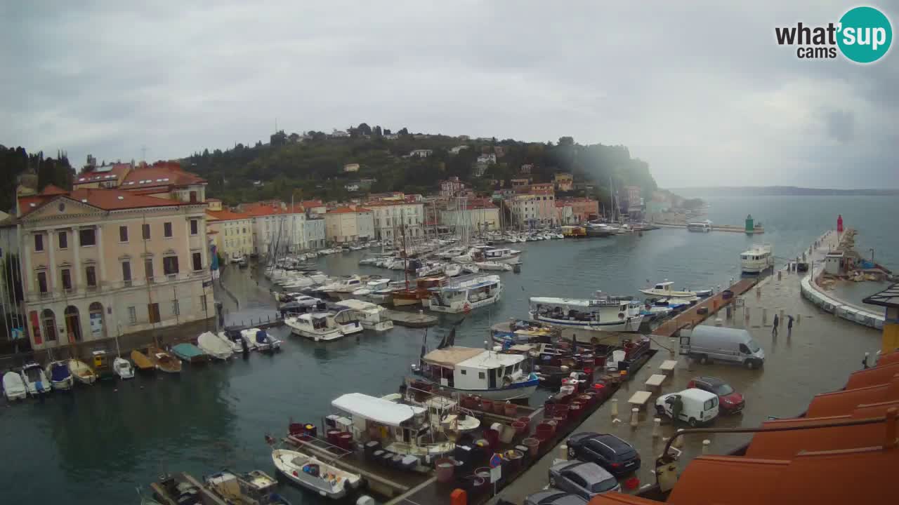 Live webcam from Piran “Mandrač” – Amazing live view from Villa Piranesi