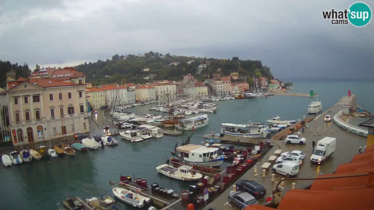 Live webcam from Piran “Mandrač” – Amazing live view from Villa Piranesi