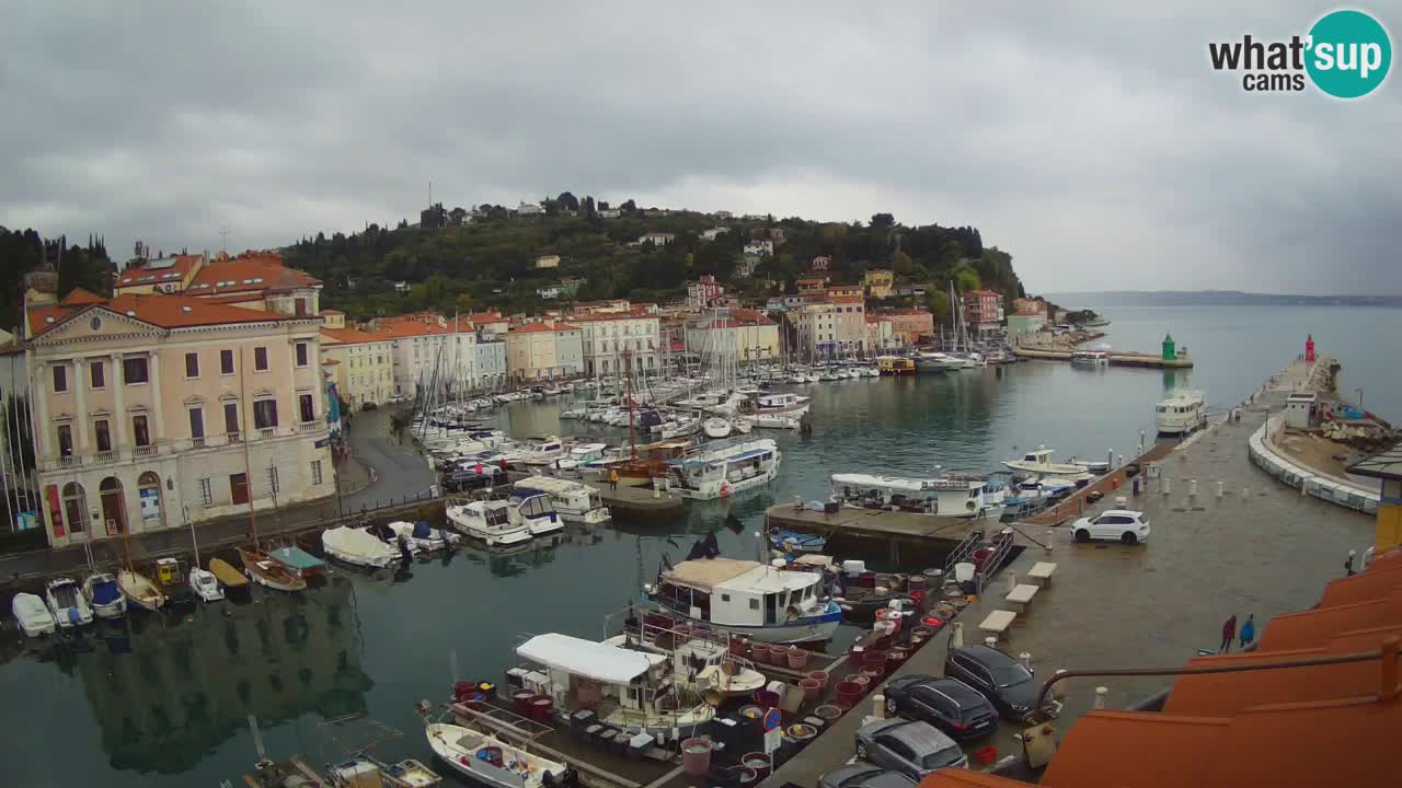 Live-Webcam aus Piran “Mandrač” – Erstaunliche Live-Ansicht von Villa Piranesi