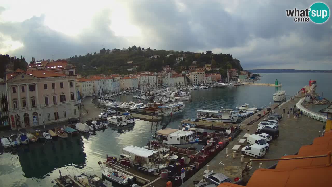 Live webcam from Piran “Mandrač” – Amazing live view from Villa Piranesi