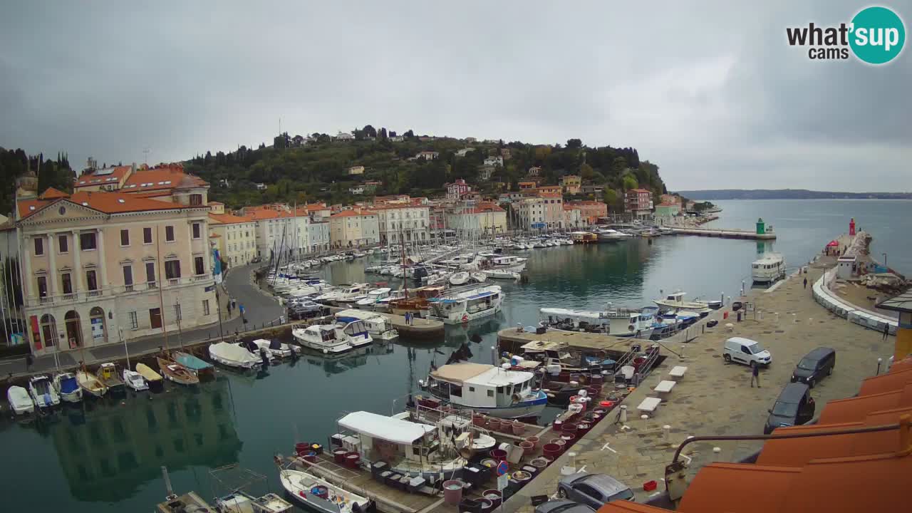 Live webcam from Piran “Mandrač” – Amazing live view from Villa Piranesi