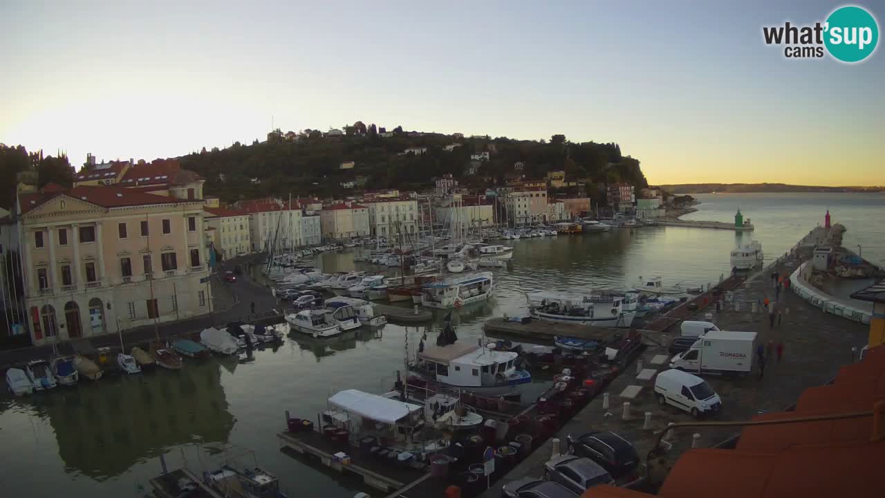 Cámara web en vivo desde Piran “Mandrač” – Increíble vista en vivo desde Villa Piranesi