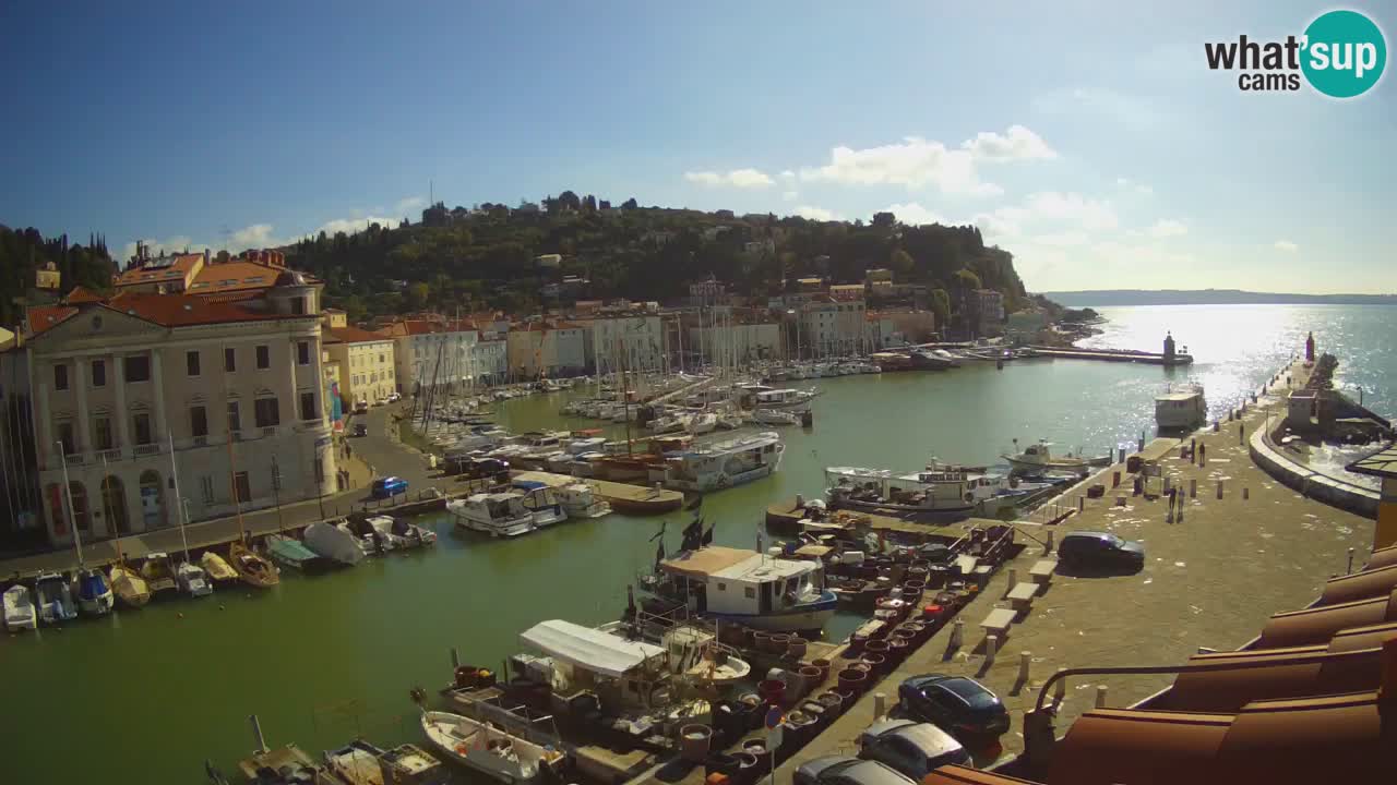 Live webcam from Piran “Mandrač” – Amazing live view from Villa Piranesi