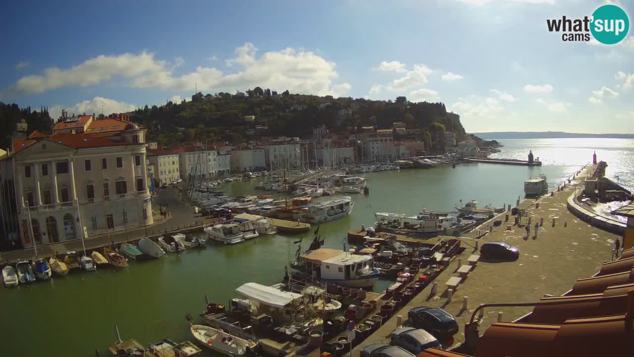 Live webcam from Piran “Mandrač” – Amazing live view from Villa Piranesi