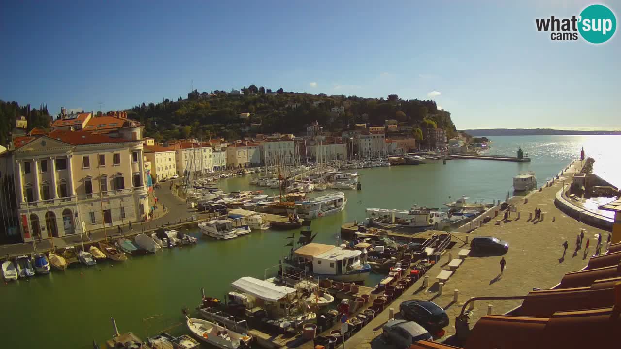 Cámara web en vivo desde Piran “Mandrač” – Increíble vista en vivo desde Villa Piranesi
