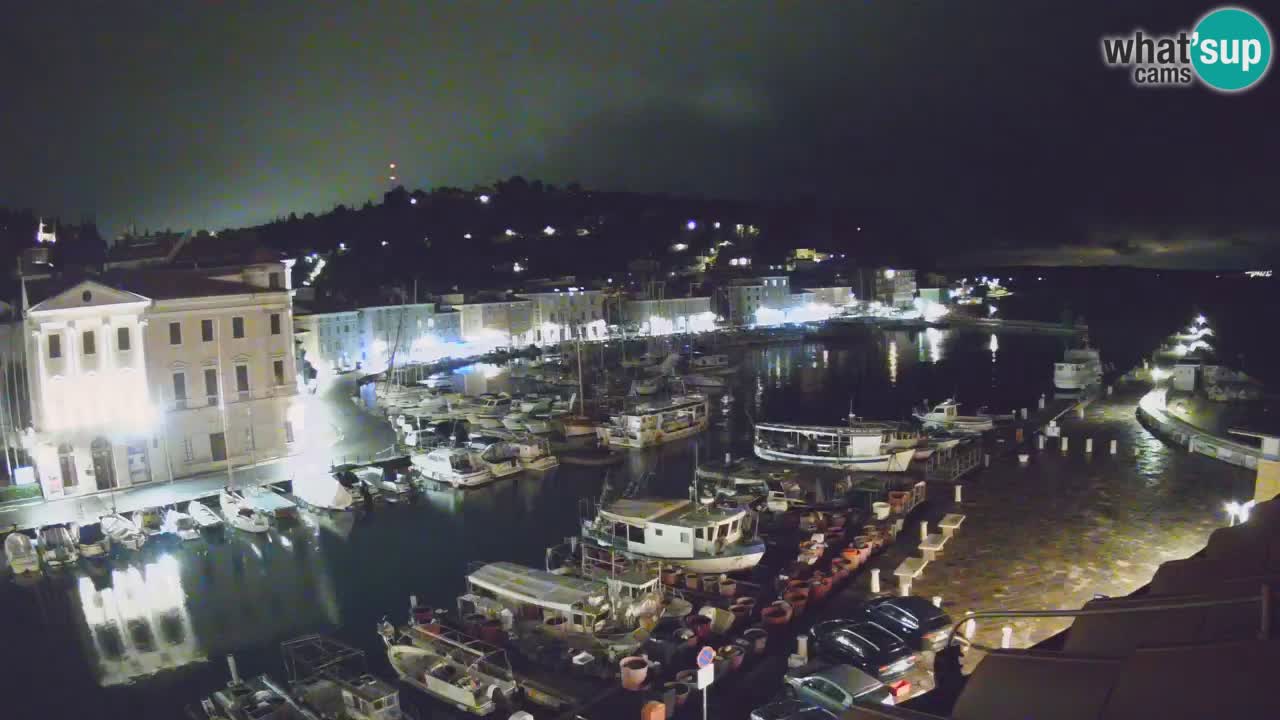 Live webcam da Pirano “Mandrač” – Splendida vista live da Villa Piranesi