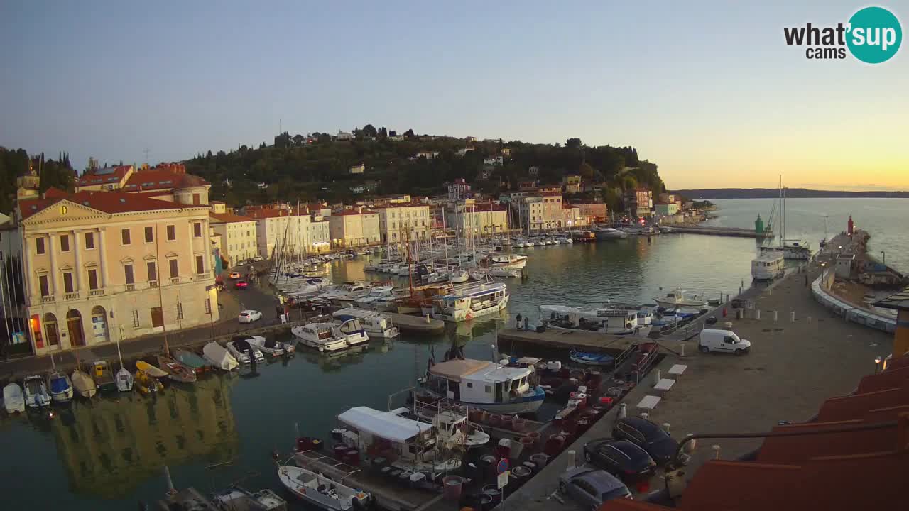 Cámara web en vivo desde Piran “Mandrač” – Increíble vista en vivo desde Villa Piranesi