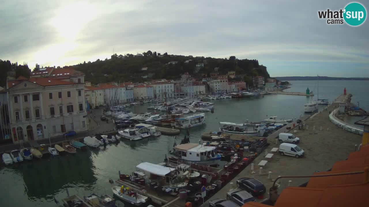 Live webcam from Piran “Mandrač” – Amazing live view from Villa Piranesi