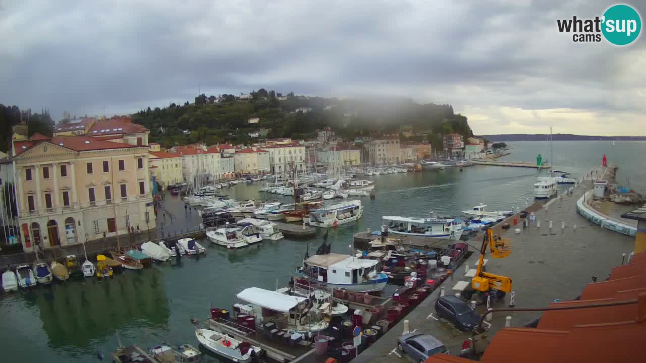 Cámara web en vivo desde Piran “Mandrač” – Increíble vista en vivo desde Villa Piranesi