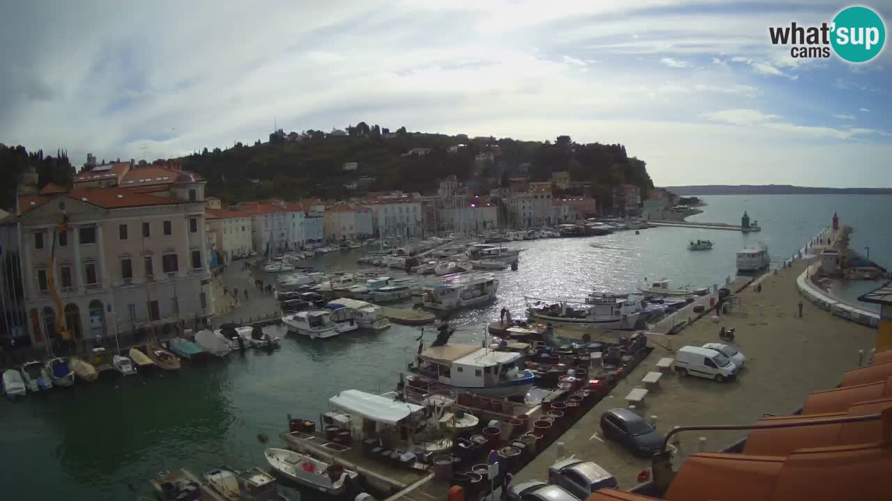 Live webcam from Piran “Mandrač” – Amazing live view from Villa Piranesi