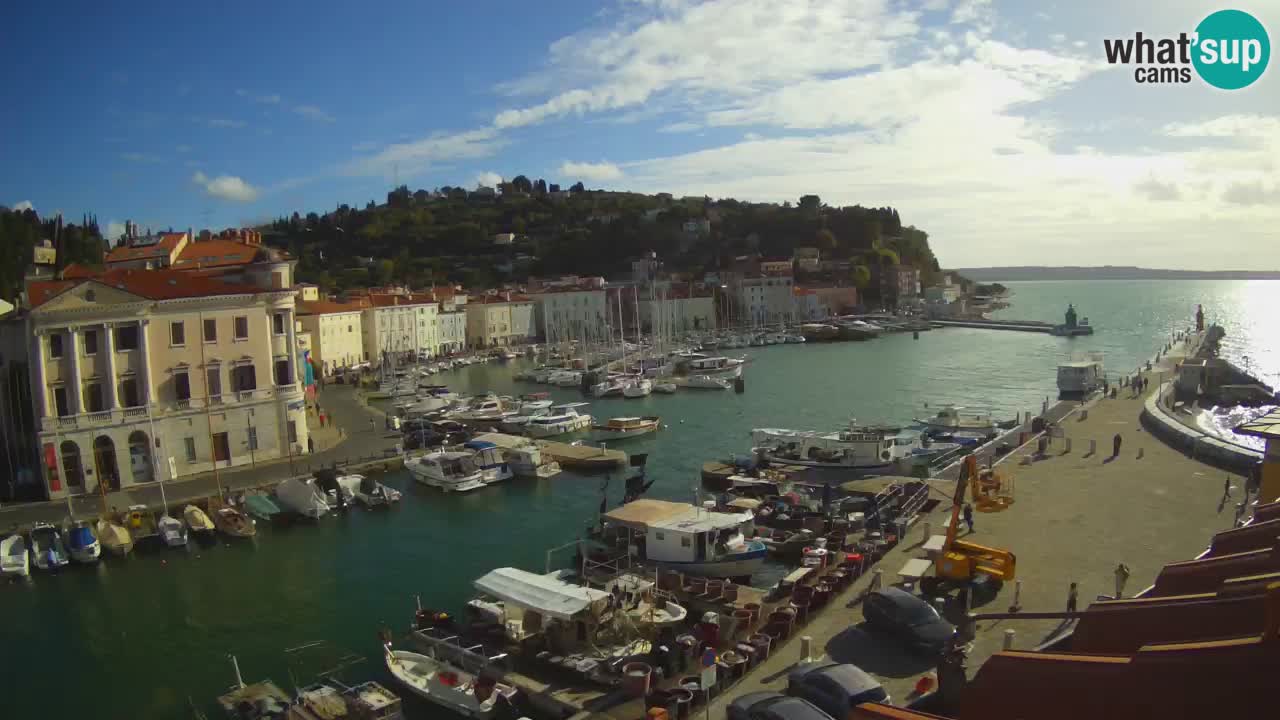 Cámara web en vivo desde Piran “Mandrač” – Increíble vista en vivo desde Villa Piranesi