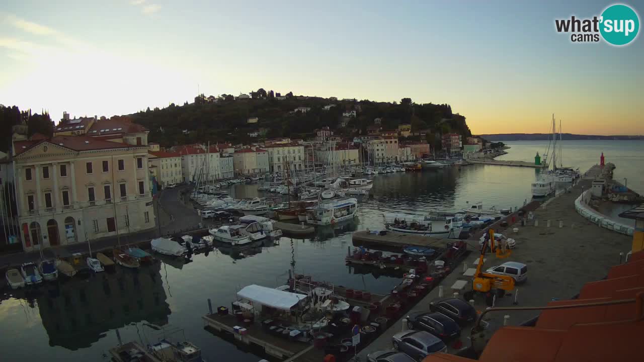 Live webcam from Piran “Mandrač” – Amazing live view from Villa Piranesi