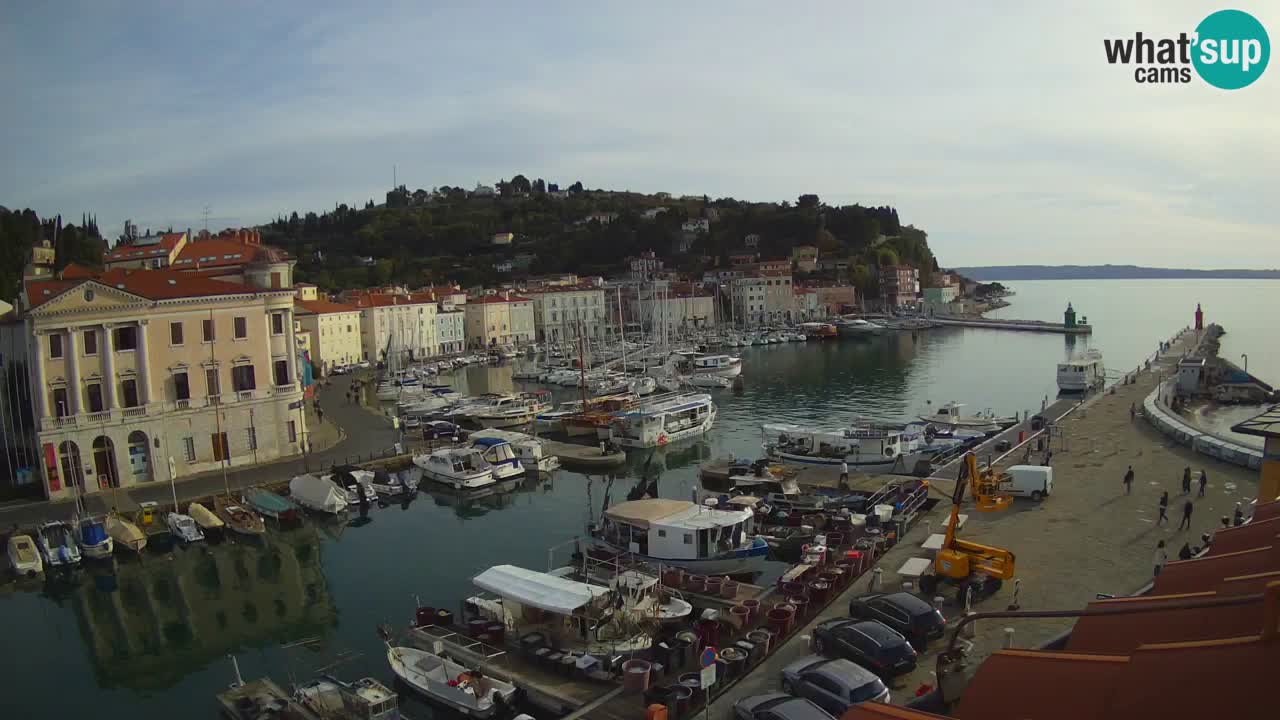 Live-Webcam aus Piran “Mandrač” – Erstaunliche Live-Ansicht von Villa Piranesi