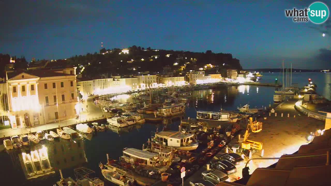 Live-Webcam aus Piran “Mandrač” – Erstaunliche Live-Ansicht von Villa Piranesi