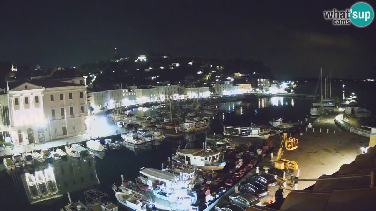 Live webcam da Pirano “Mandrač” – Splendida vista live da Villa Piranesi