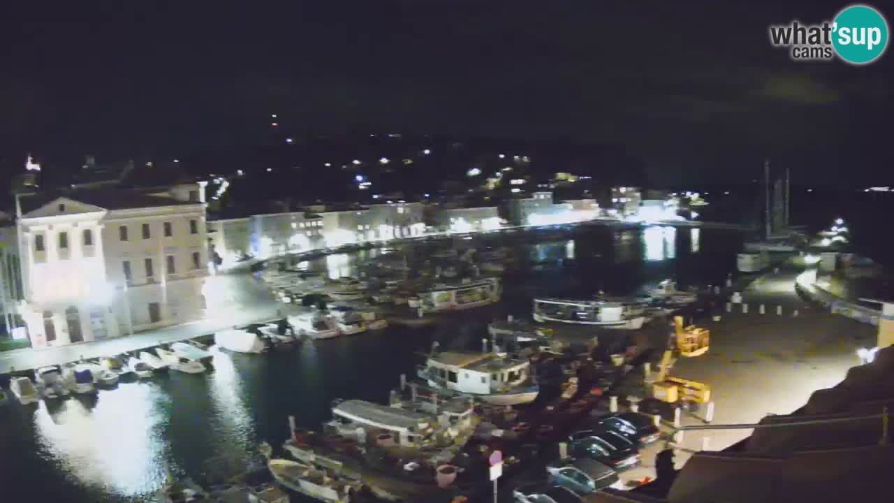 Live-Webcam aus Piran “Mandrač” – Erstaunliche Live-Ansicht von Villa Piranesi