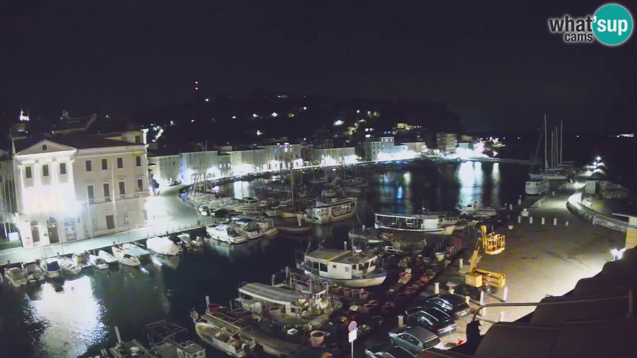 Live webcam da Pirano “Mandrač” – Splendida vista live da Villa Piranesi