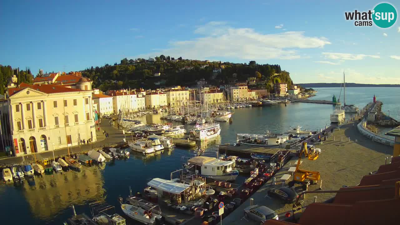 Live webcam from Piran “Mandrač” – Amazing live view from Villa Piranesi