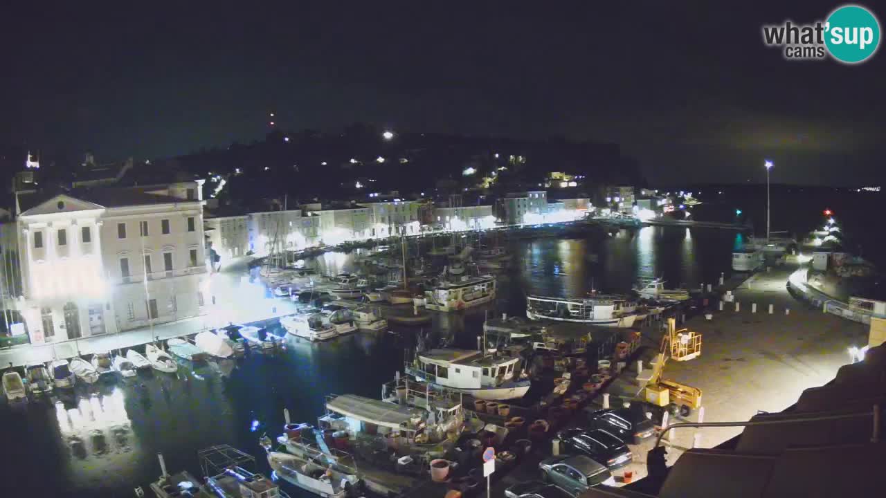 Live-Webcam aus Piran “Mandrač” – Erstaunliche Live-Ansicht von Villa Piranesi
