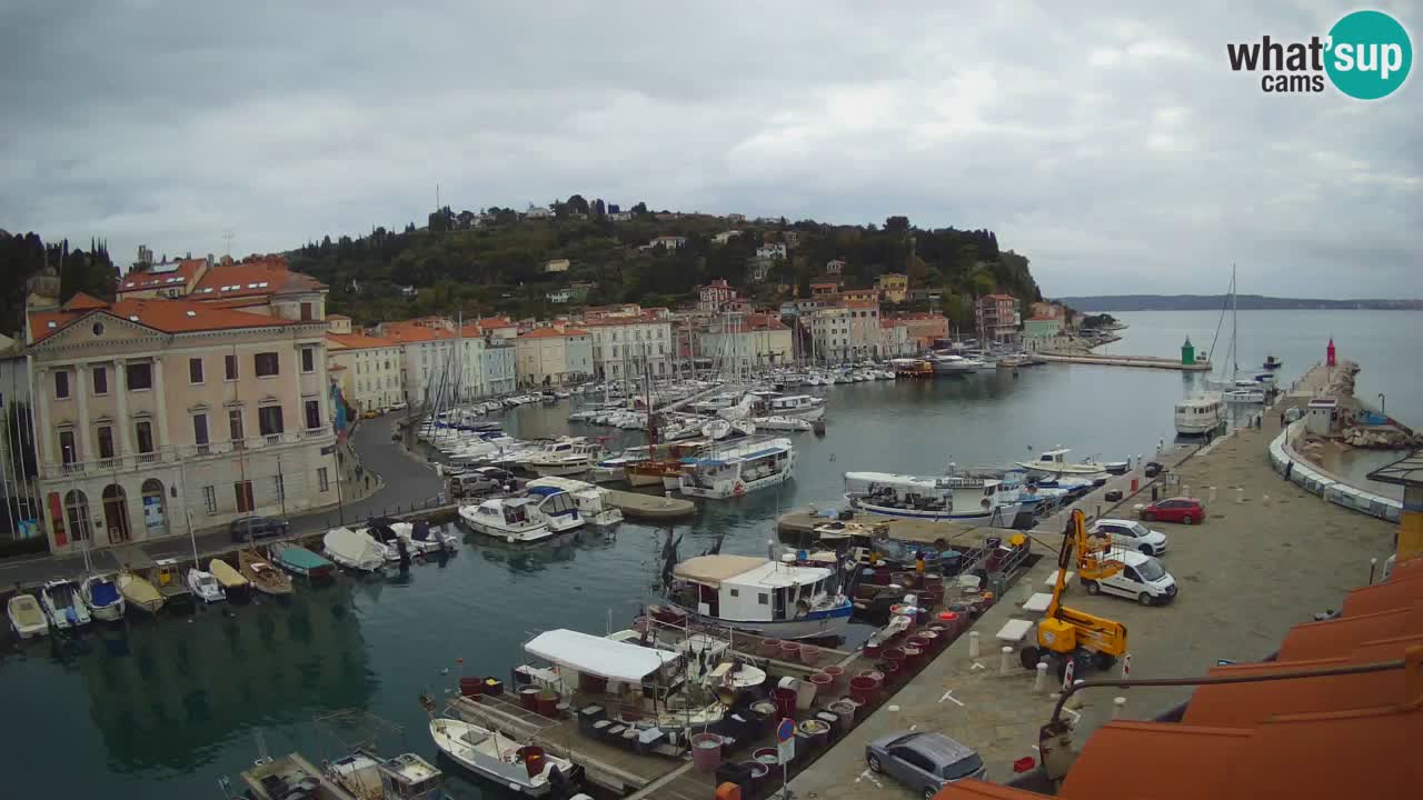 Live-Webcam aus Piran “Mandrač” – Erstaunliche Live-Ansicht von Villa Piranesi