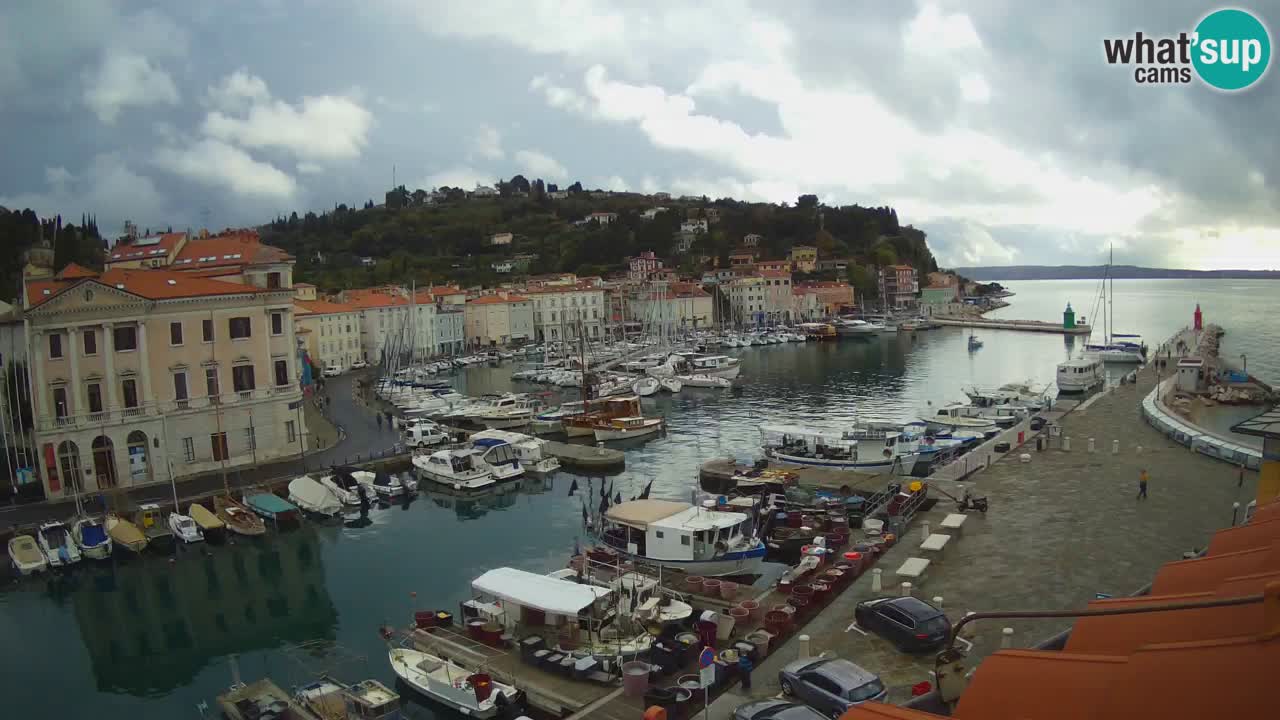 Live webcam from Piran “Mandrač” – Amazing live view from Villa Piranesi
