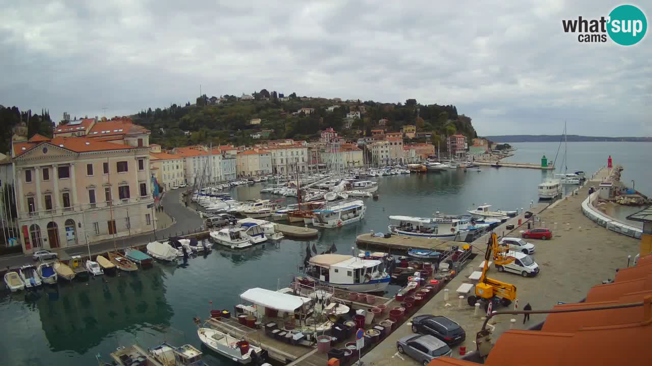 Cámara web en vivo desde Piran “Mandrač” – Increíble vista en vivo desde Villa Piranesi