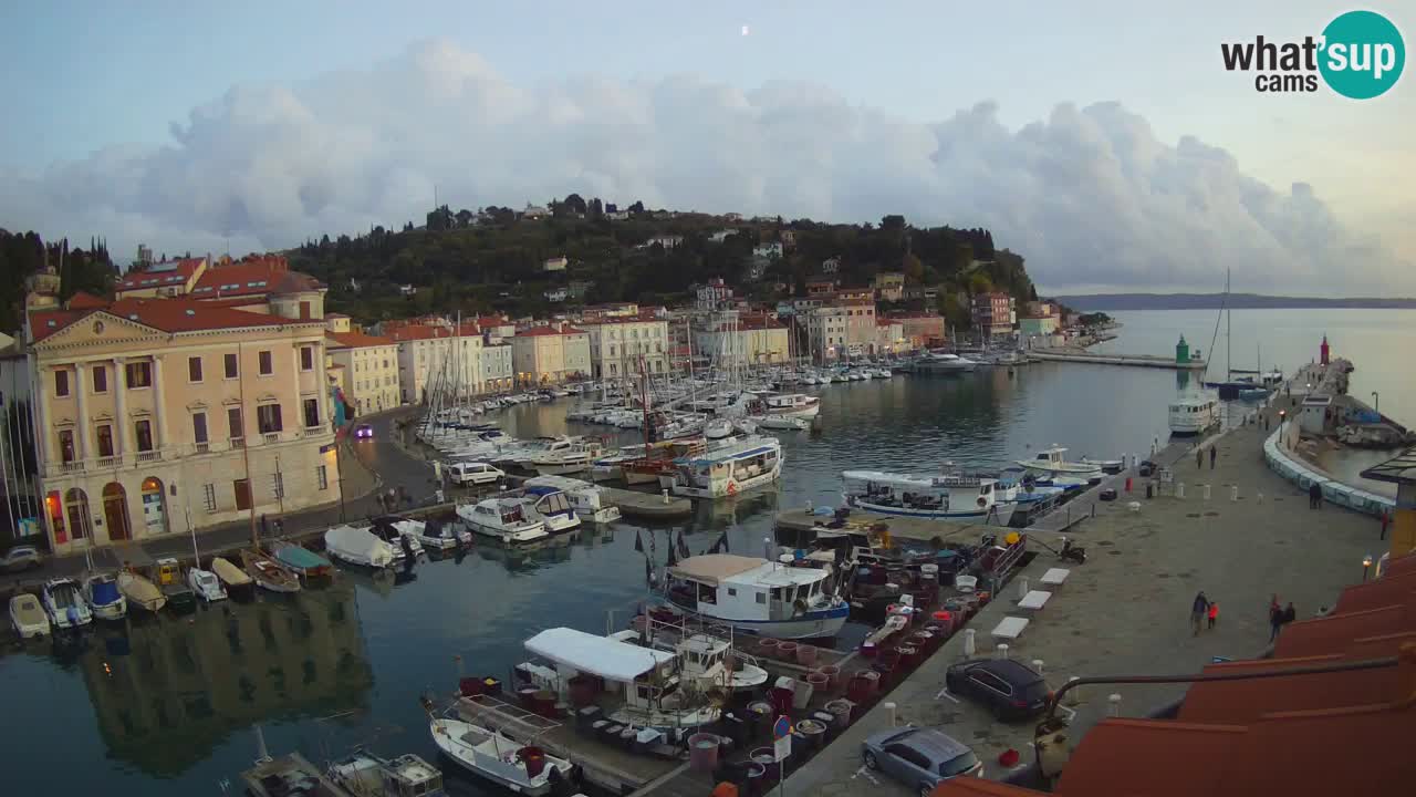 Live webcam from Piran “Mandrač” – Amazing live view from Villa Piranesi