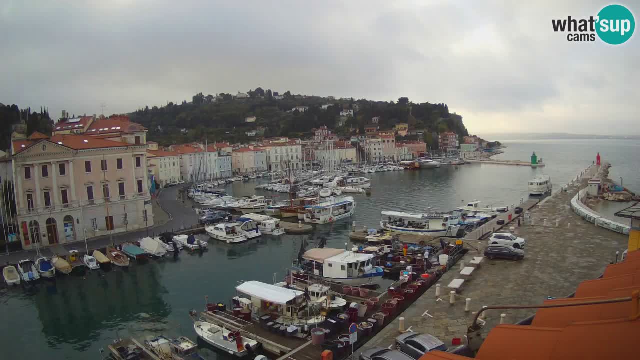 Cámara web en vivo desde Piran “Mandrač” – Increíble vista en vivo desde Villa Piranesi