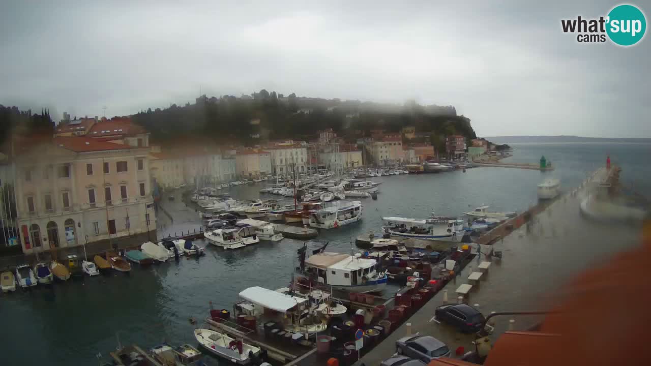 Live-Webcam aus Piran “Mandrač” – Erstaunliche Live-Ansicht von Villa Piranesi