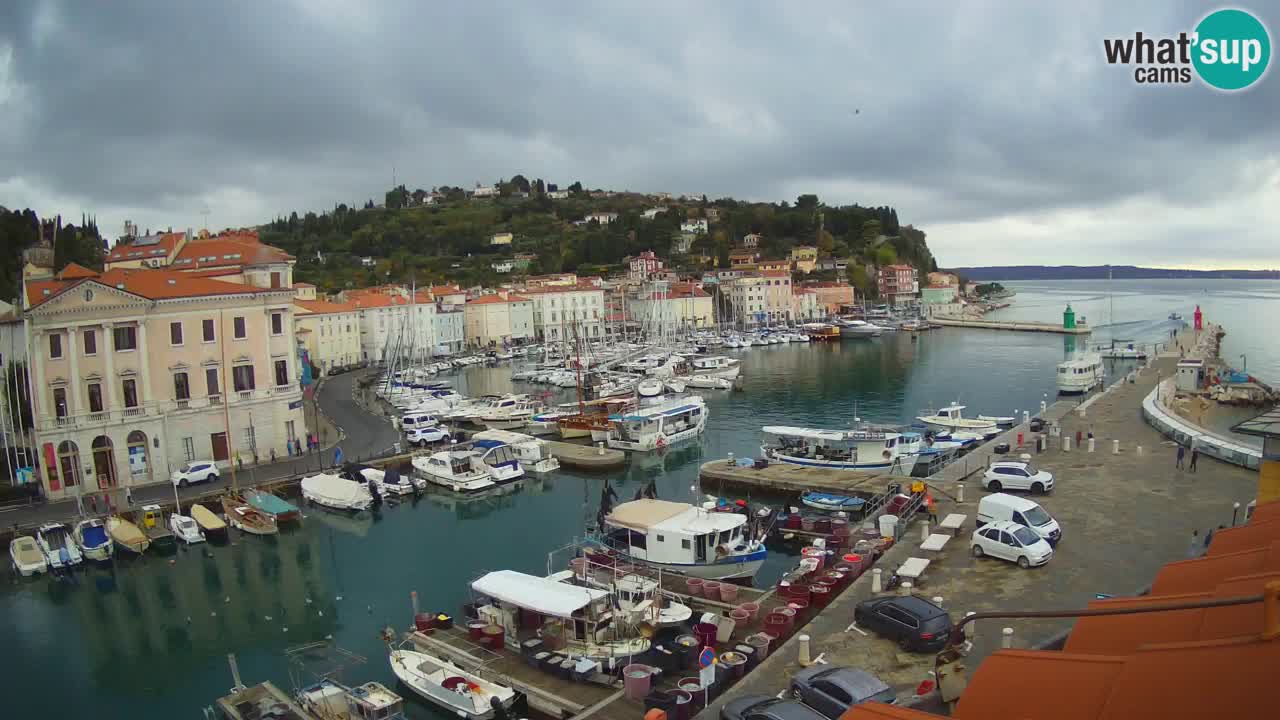 Live-Webcam aus Piran “Mandrač” – Erstaunliche Live-Ansicht von Villa Piranesi