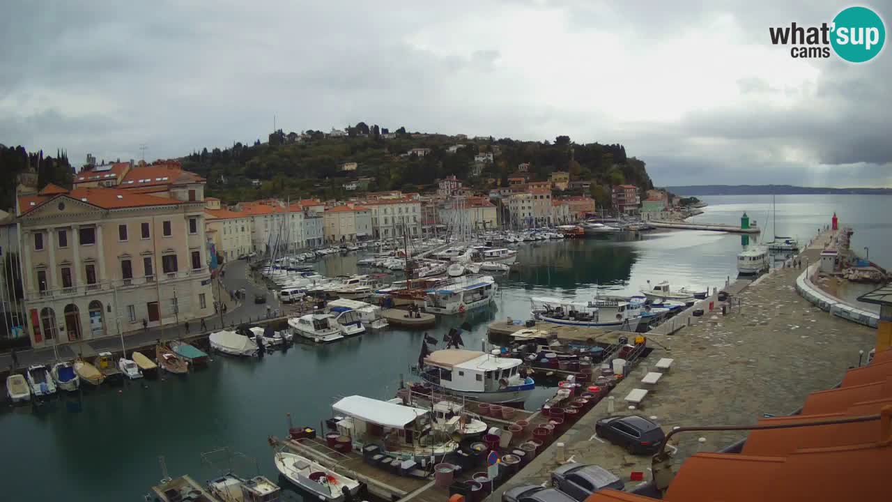 Live webcam from Piran “Mandrač” – Amazing live view from Villa Piranesi