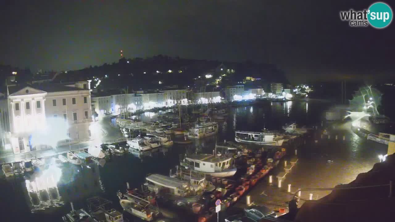 Live webcam da Pirano “Mandrač” – Splendida vista live da Villa Piranesi