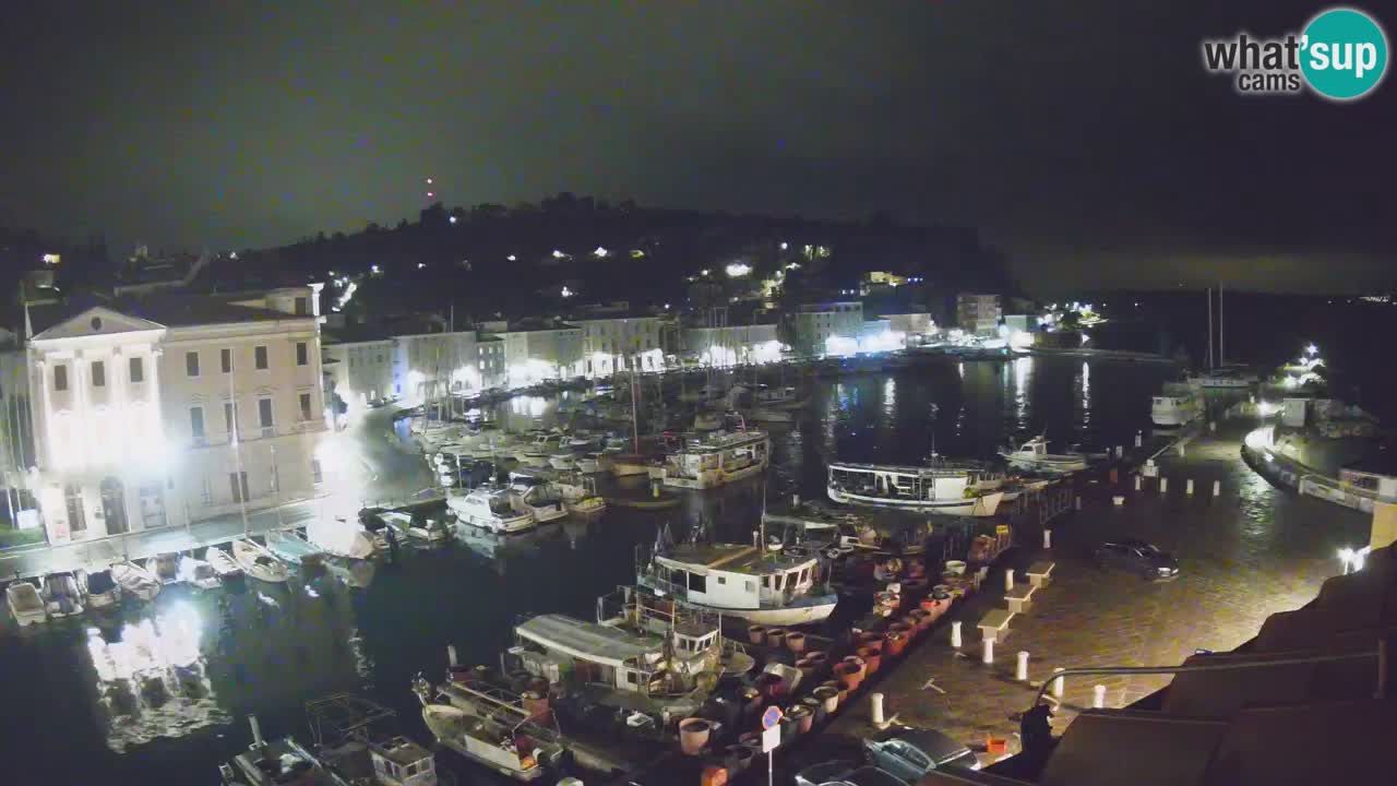 Live-Webcam aus Piran “Mandrač” – Erstaunliche Live-Ansicht von Villa Piranesi
