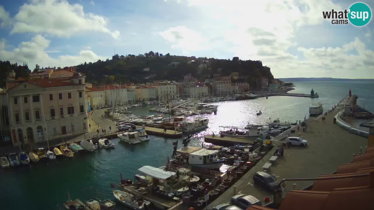 Cámara web en vivo desde Piran “Mandrač” – Increíble vista en vivo desde Villa Piranesi