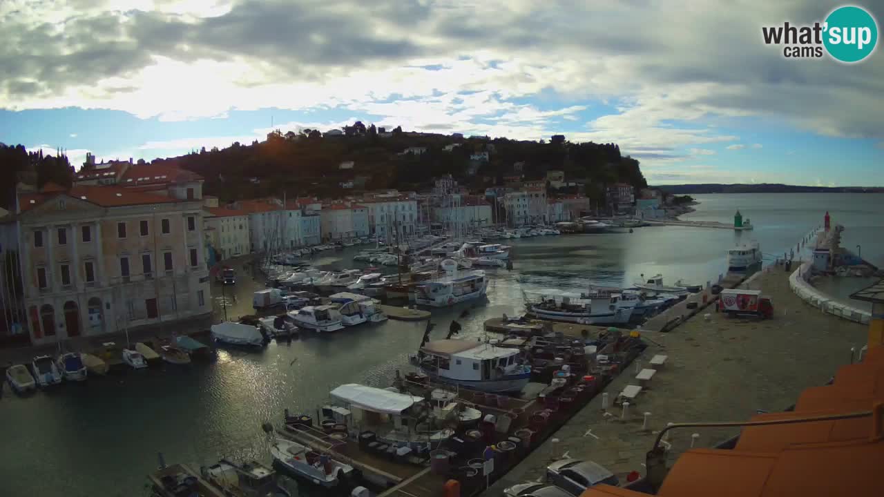 Cámara web en vivo desde Piran “Mandrač” – Increíble vista en vivo desde Villa Piranesi
