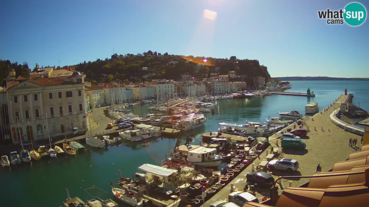 Cámara web en vivo desde Piran “Mandrač” – Increíble vista en vivo desde Villa Piranesi