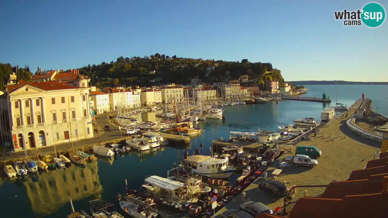 Cámara web en vivo desde Piran “Mandrač” – Increíble vista en vivo desde Villa Piranesi
