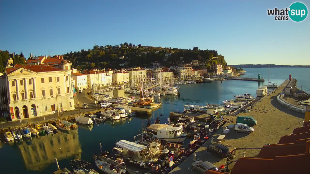 Cámara web en vivo desde Piran “Mandrač” – Increíble vista en vivo desde Villa Piranesi