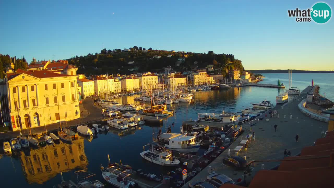 Cámara web en vivo desde Piran “Mandrač” – Increíble vista en vivo desde Villa Piranesi