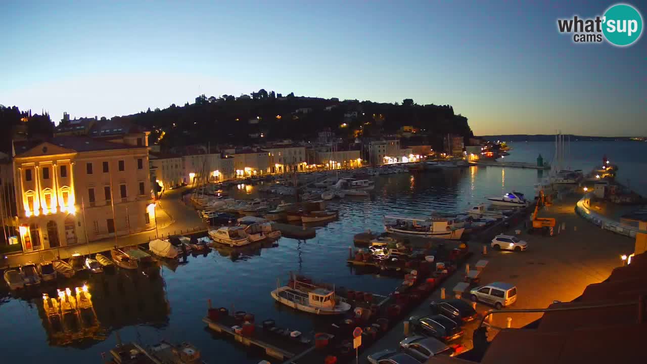 Live webcam from Piran “Mandrač” – Amazing live view from Villa Piranesi
