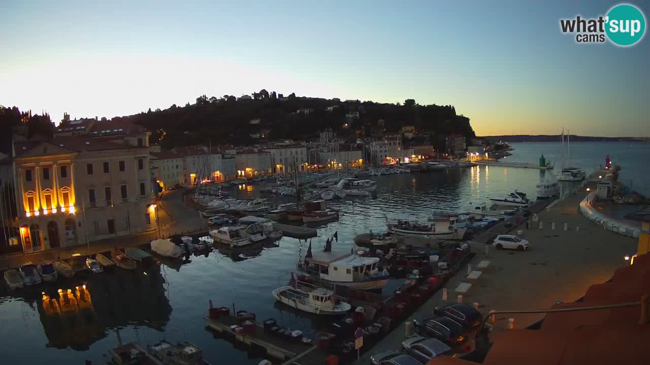 Live webcam from Piran “Mandrač” – Amazing live view from Villa Piranesi
