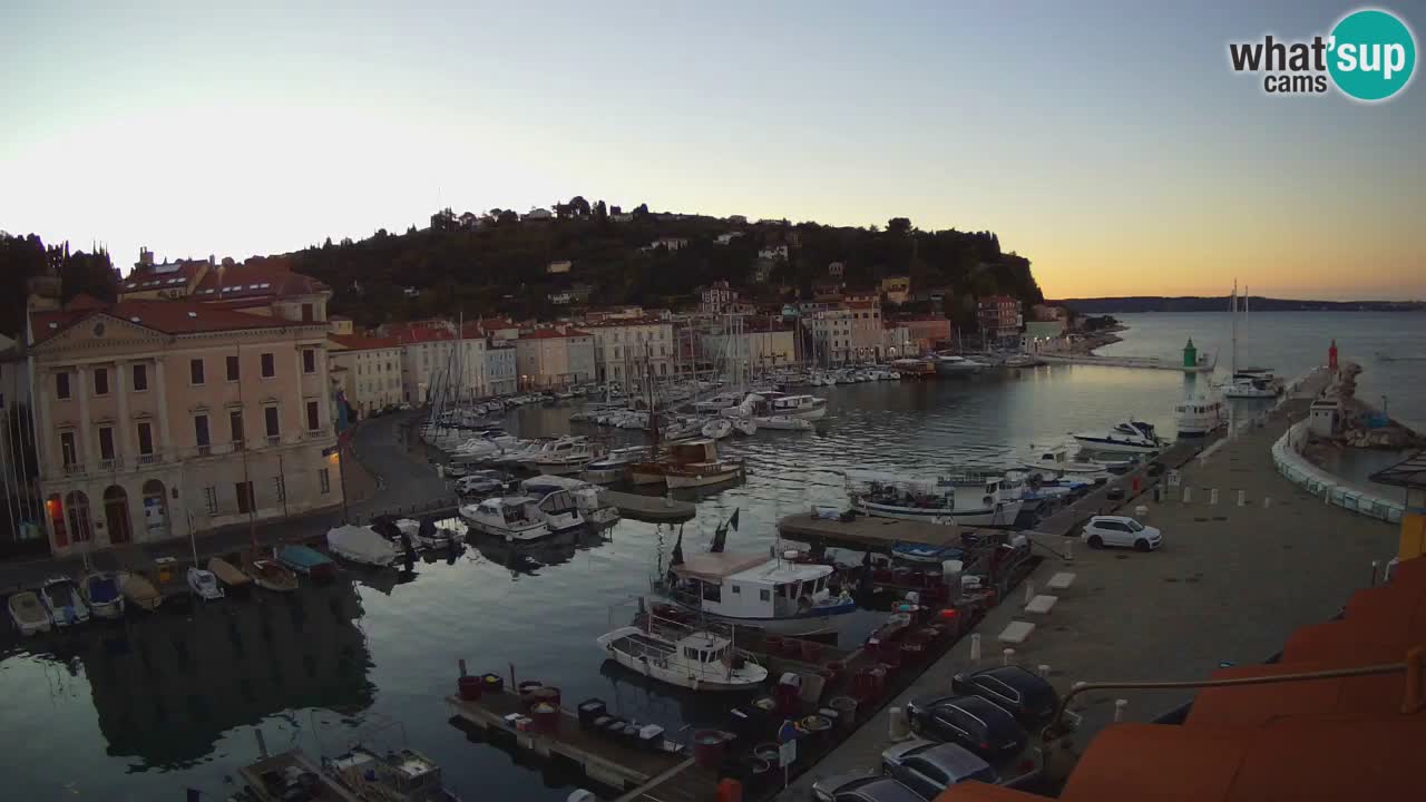 Live webcam from Piran “Mandrač” – Amazing live view from Villa Piranesi