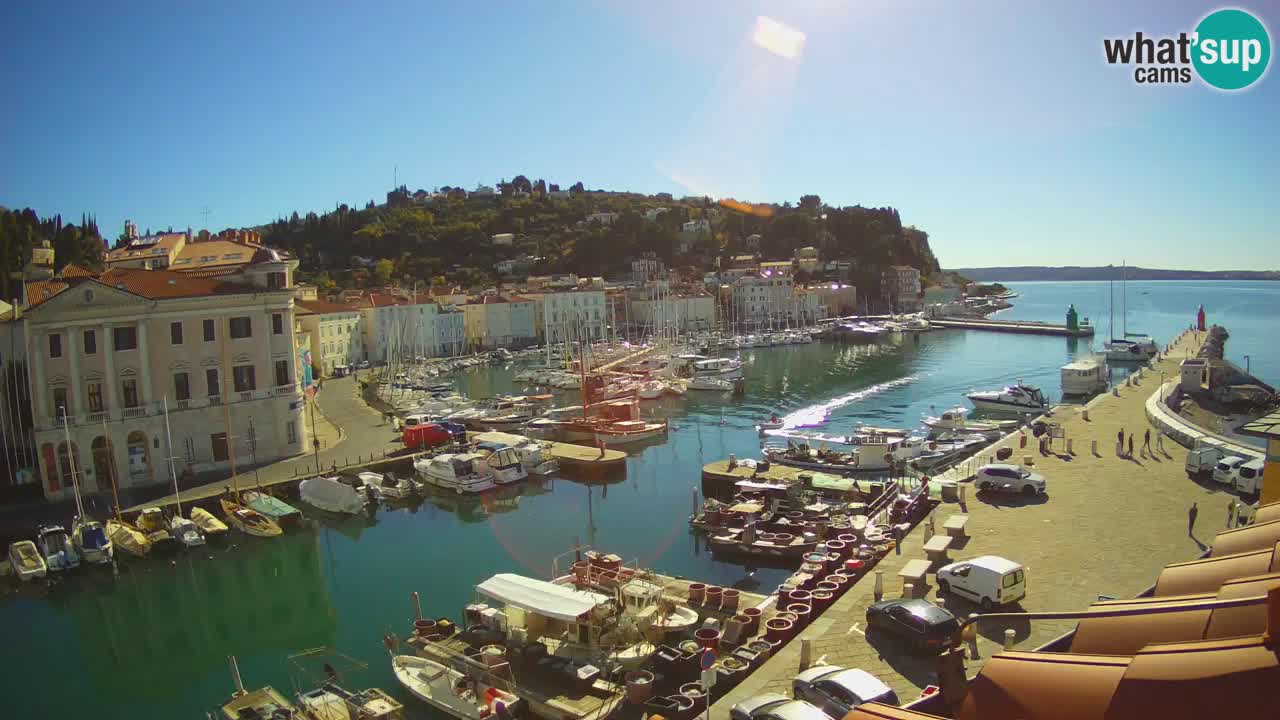 Live-Webcam aus Piran “Mandrač” – Erstaunliche Live-Ansicht von Villa Piranesi