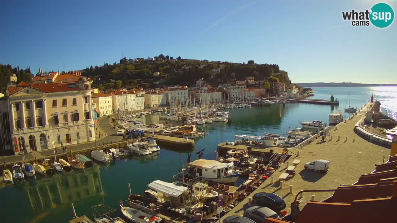 Cámara web en vivo desde Piran “Mandrač” – Increíble vista en vivo desde Villa Piranesi