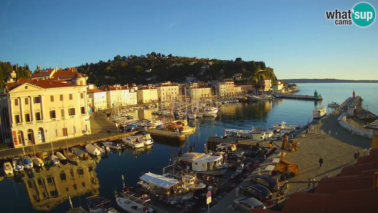 Cámara web en vivo desde Piran “Mandrač” – Increíble vista en vivo desde Villa Piranesi