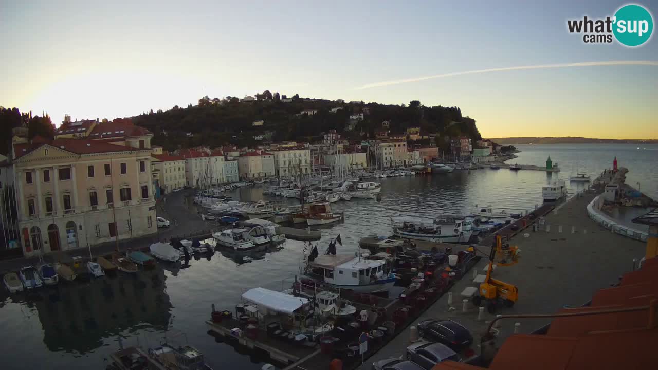 Cámara web en vivo desde Piran “Mandrač” – Increíble vista en vivo desde Villa Piranesi