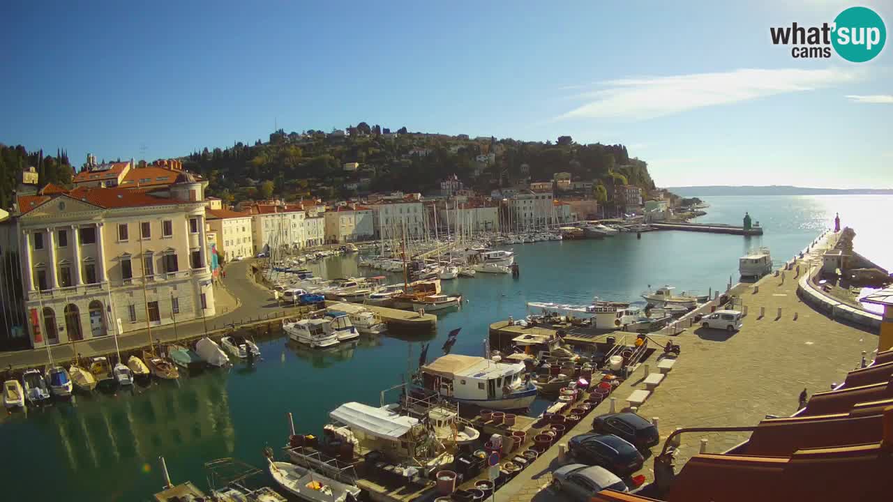 Live-Webcam aus Piran “Mandrač” – Erstaunliche Live-Ansicht von Villa Piranesi