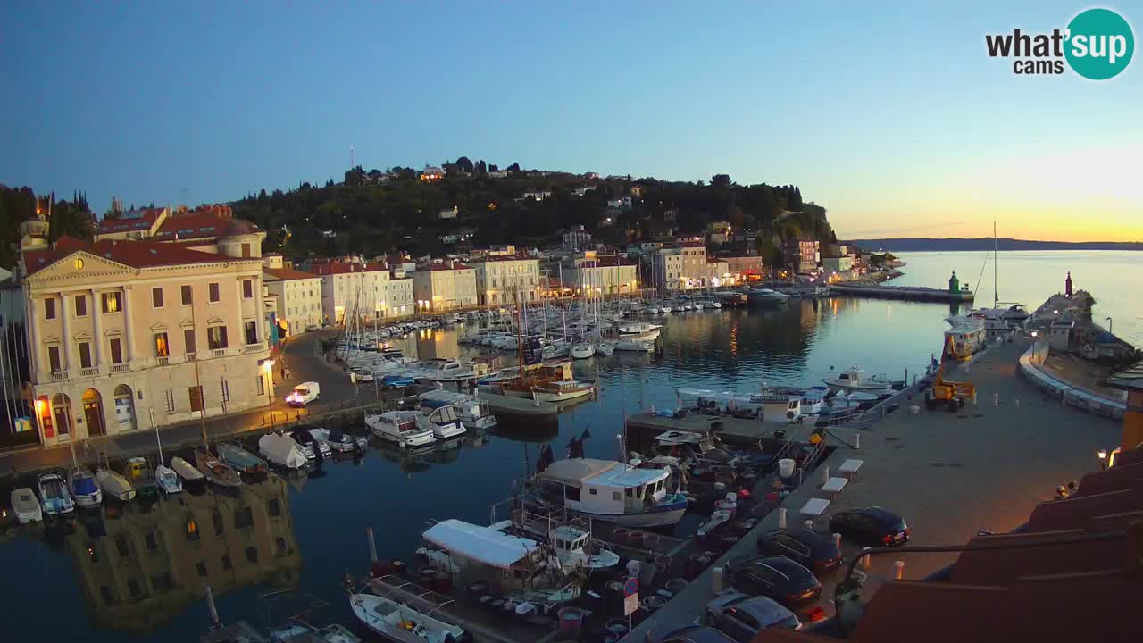 Live webcam from Piran “Mandrač” – Amazing live view from Villa Piranesi